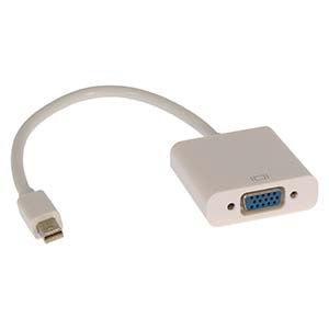 Mini DisplayPort (Thunderbolt) Male to VGA Female Adapter Mini DisplayPort (Thunderbolt) Male to VGA Female Adapter